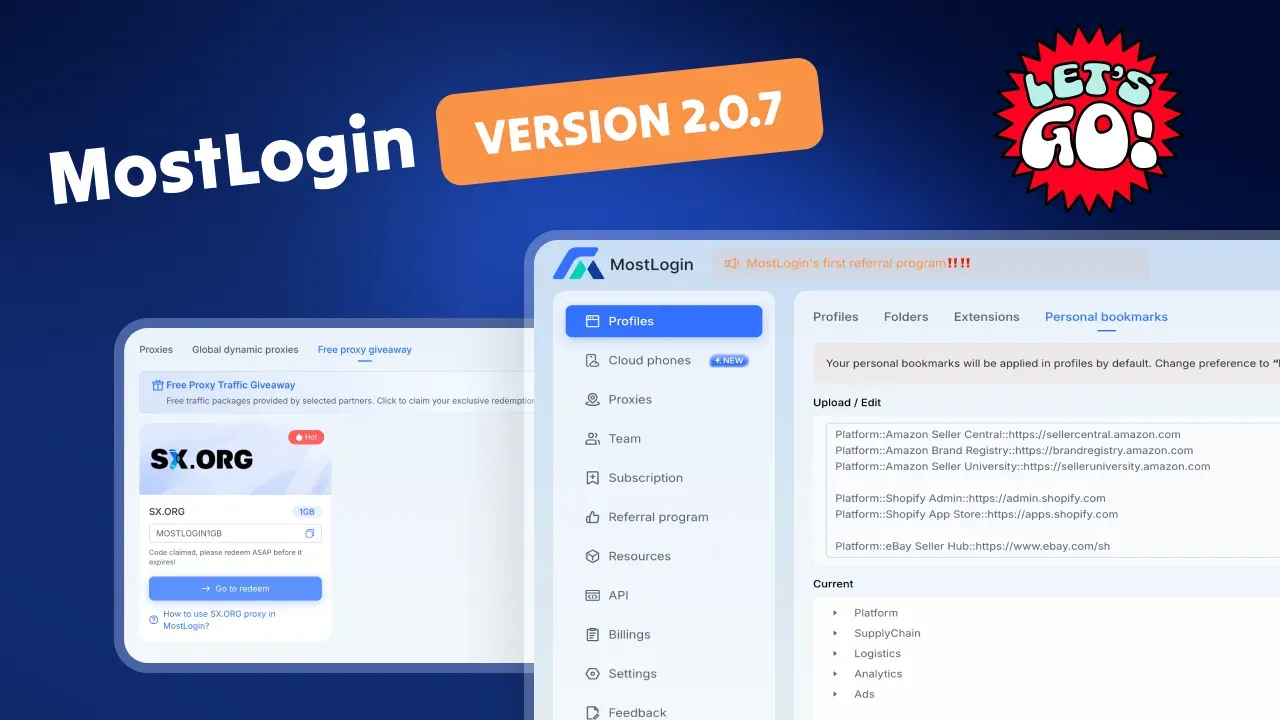 Thumbnail-MostLogin version 2.0.7 update